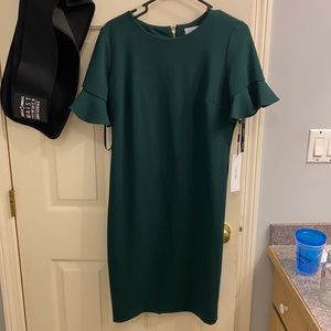 Dark Green Calvin Klein Dress